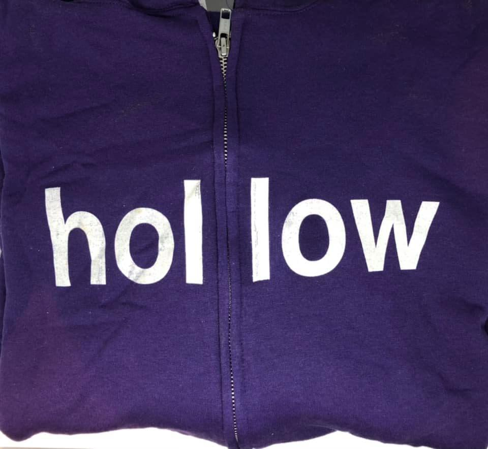 purple zip hoodie